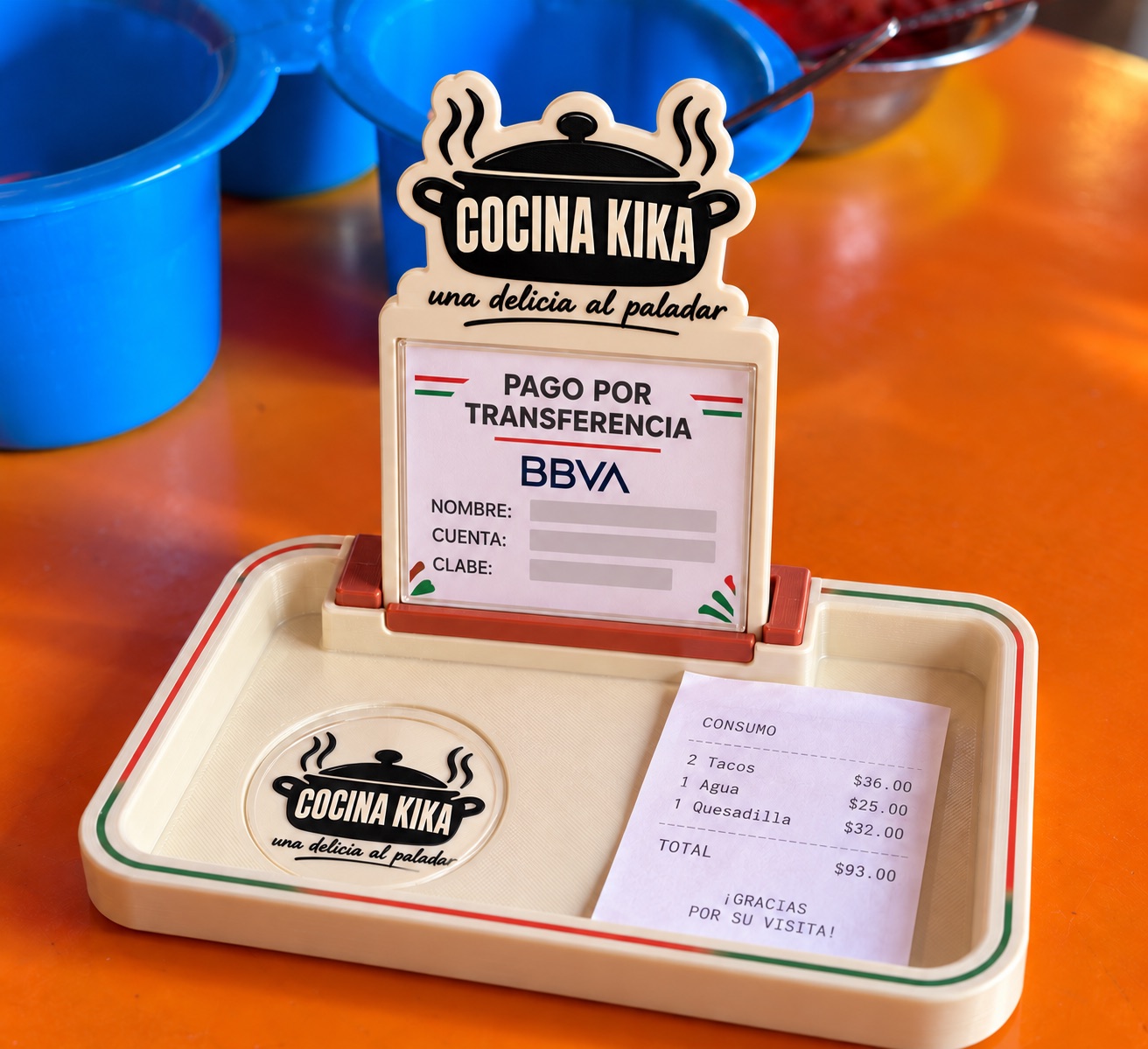 Bandeja de cobro, pieza impresa en 3D por CandeMaker