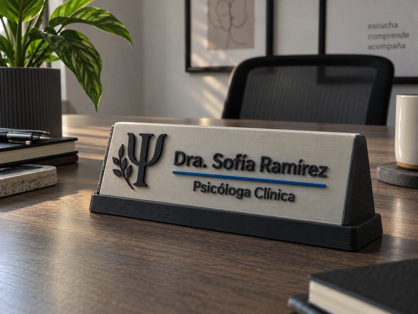 Placa de escritorio, pieza impresa en 3D por CandeMaker