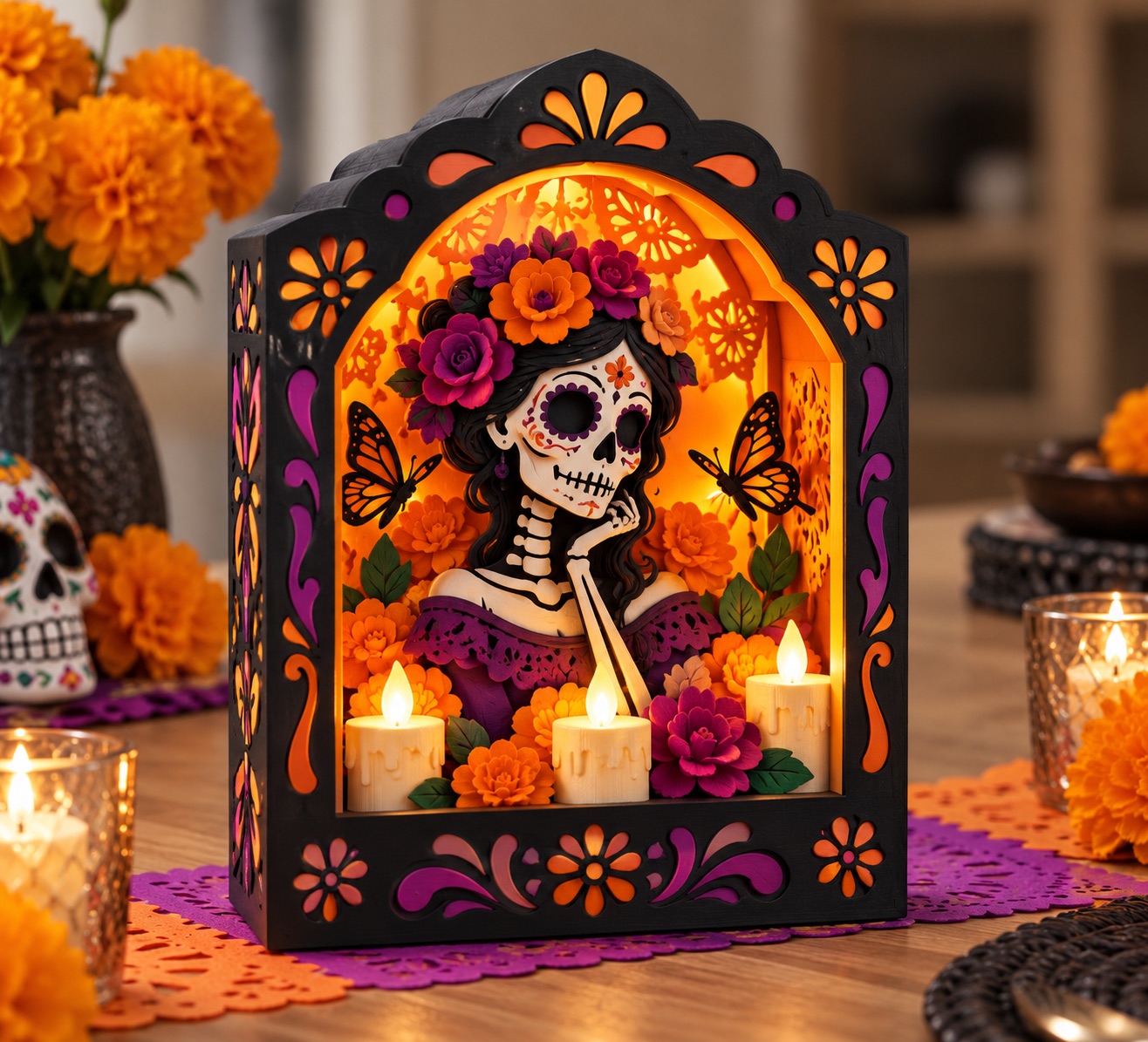Casa de la Catrina, pieza impresa en 3D por CandeMaker